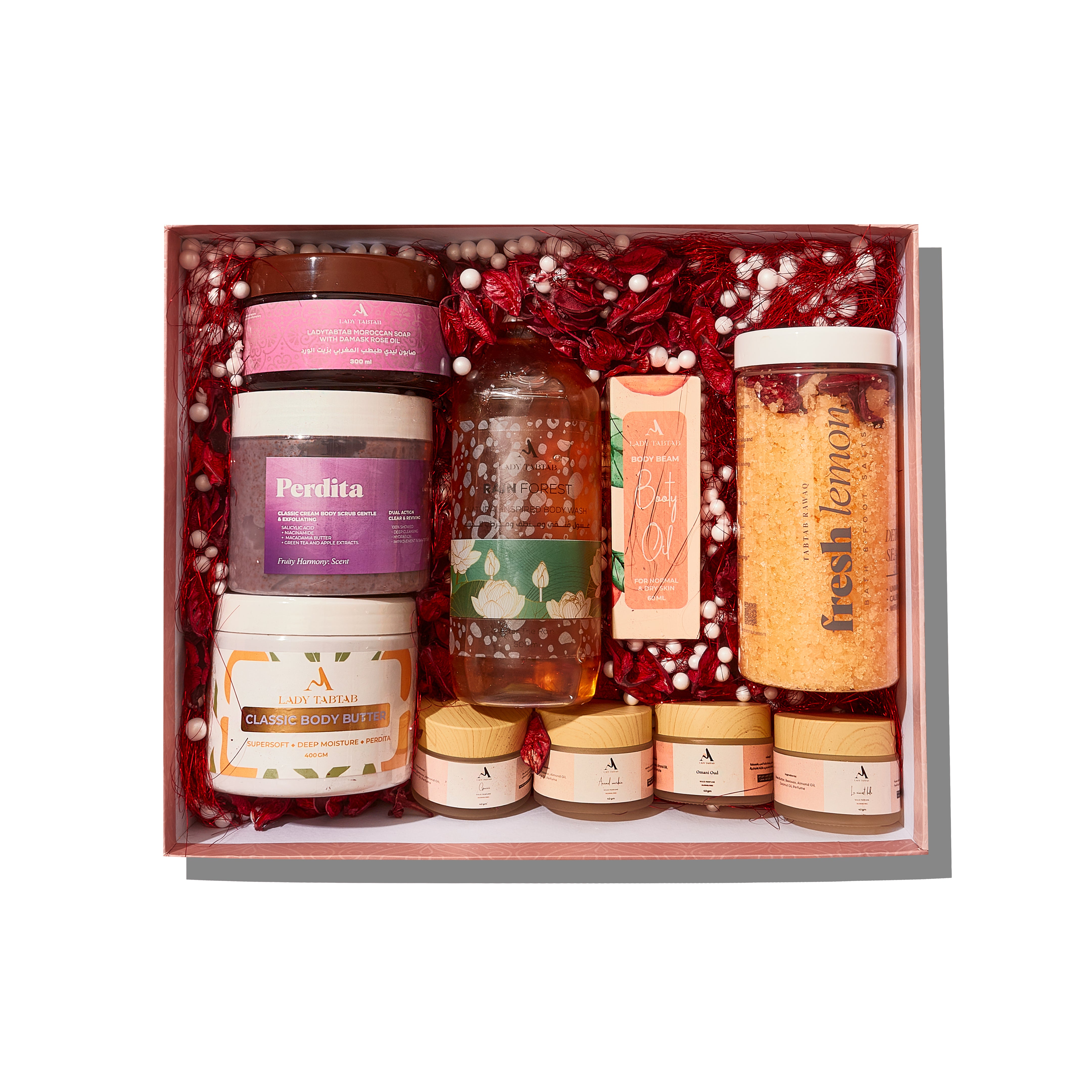 بوكس العروسة - روتين كامل لجسم أكثر نعومة وإنتعاش