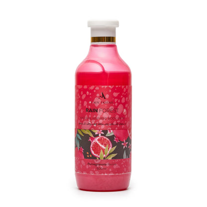 Rain Forest body wash, Pomegranate Revive, 500 ml bottle