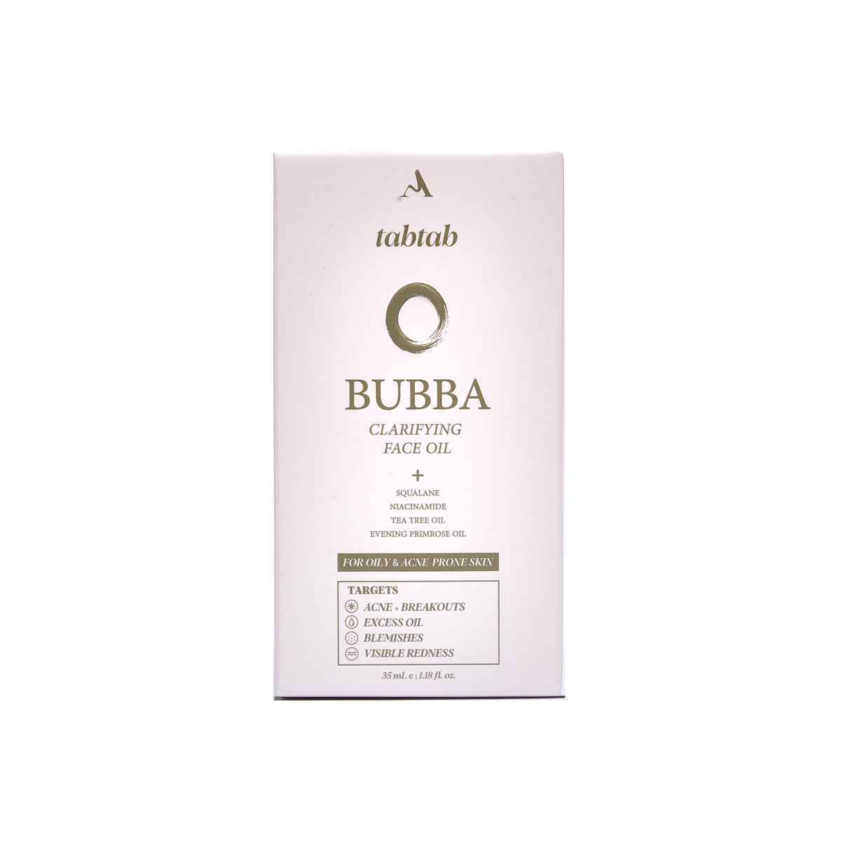Bubba Clarifying Face Oil carton, front
