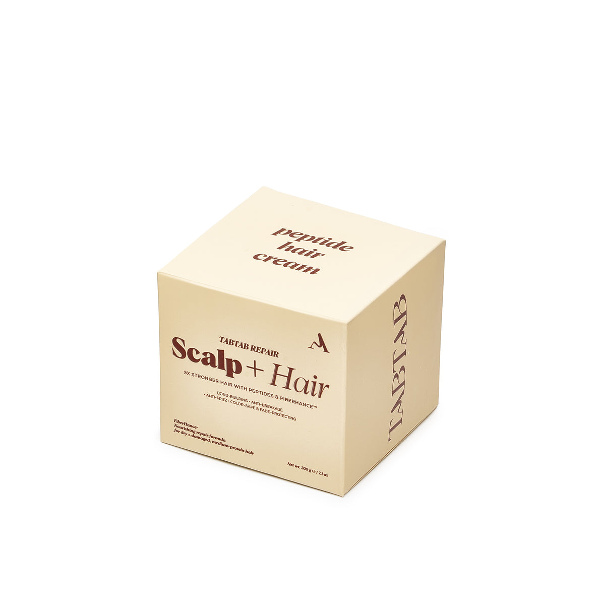 TabTab FiberHance Scalp + Hair carton, three-quarter view