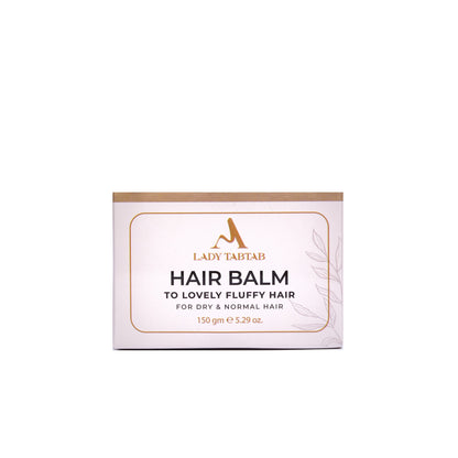 Fluffy Hair Balm carton, front