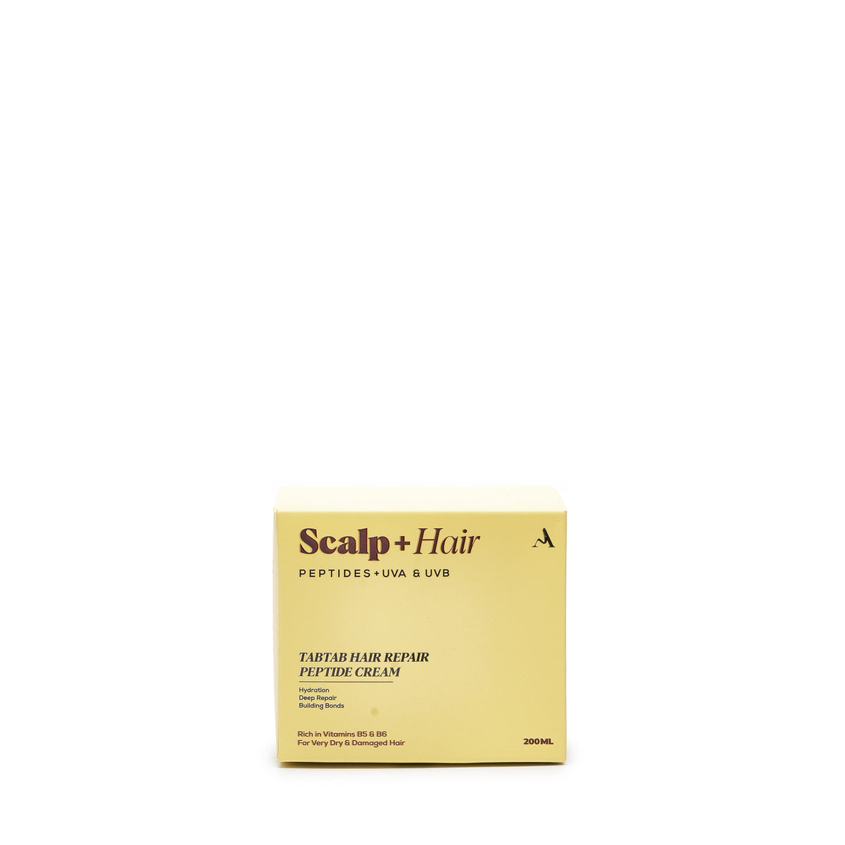 Scalp + Hair Leave-In Cream carton, front