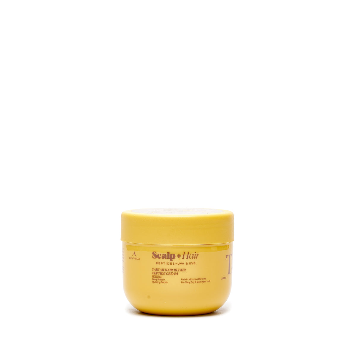 Scalp + Hair Leave-In Cream, 200 g jar, front label