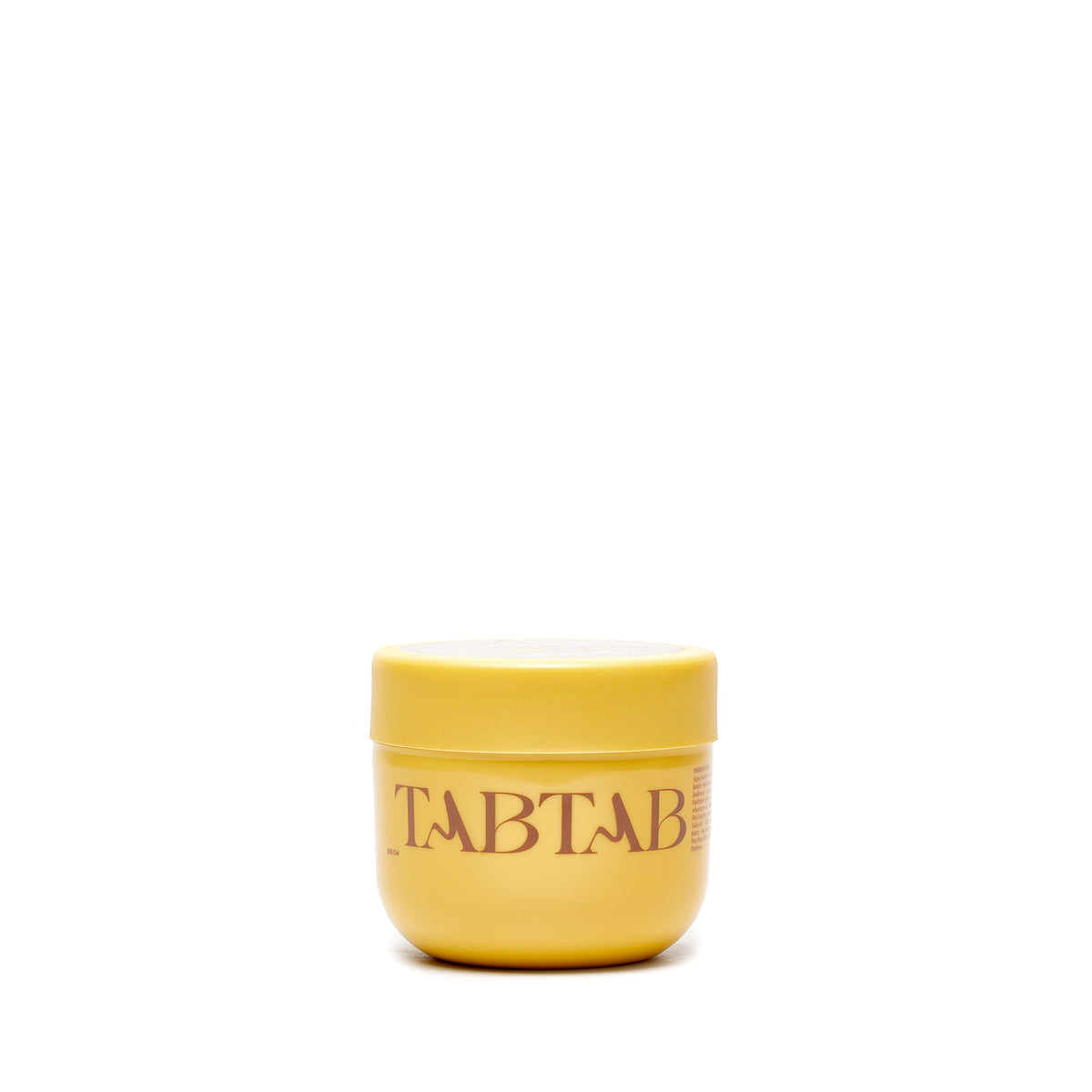 Scalp + Hair Leave-In Cream jar, embossed TabTab side