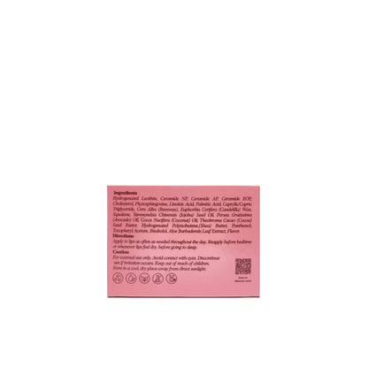 LipLam Barrier Lip Balm — Berry Rose, carton ingredients panel