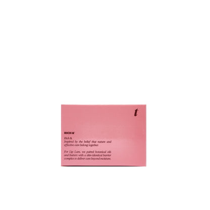 LipLam Barrier Lip Balm — Berry Rose, carton side