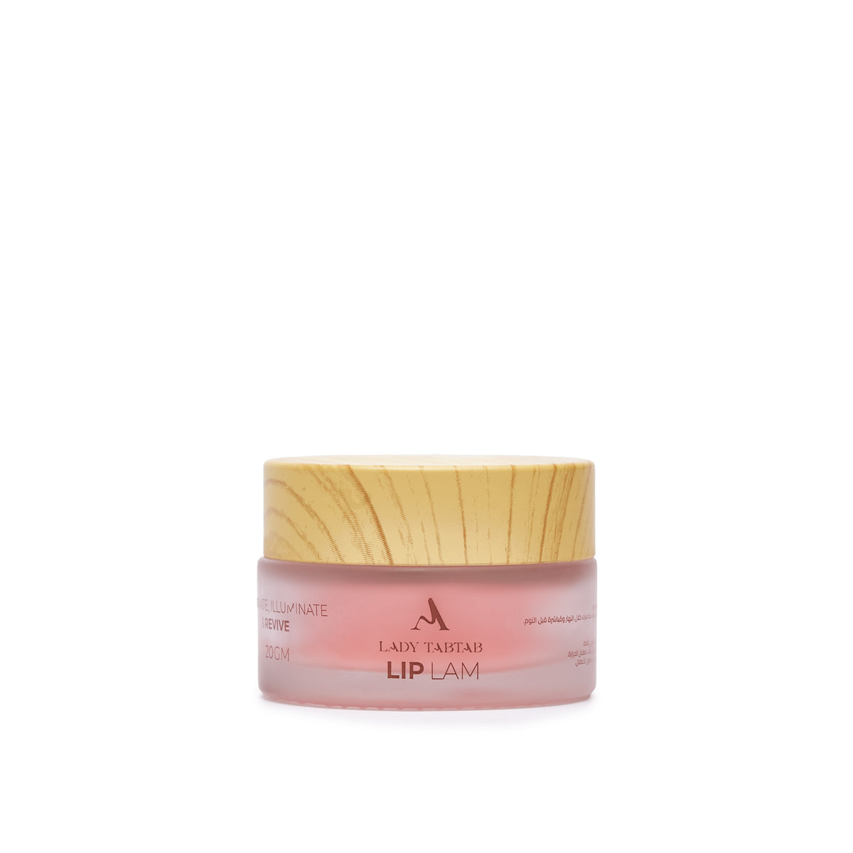 LipLam Barrier Lip Balm — Blush Pink, 20 g jar