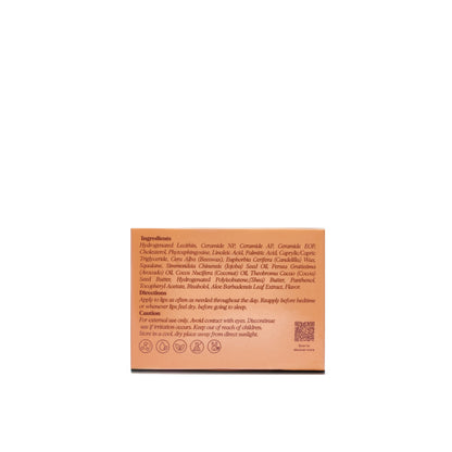 LipLam Barrier Lip Balm — Peachy Nude, carton ingredients panel