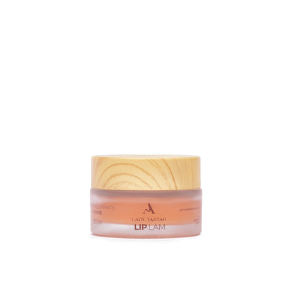 LipLam Barrier Lip Balm — Peachy Nude, 20 g jar