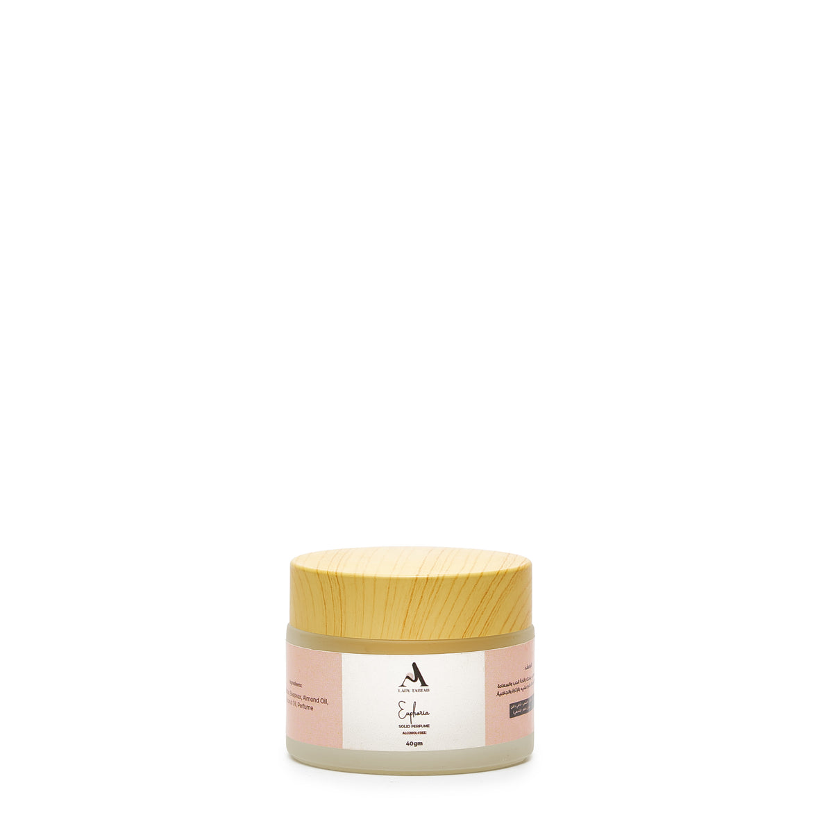 Euphoria alcohol-free solid perfume, 40 g jar